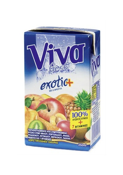 Viva Φυσικός Χυμός Exotic 0,25lt