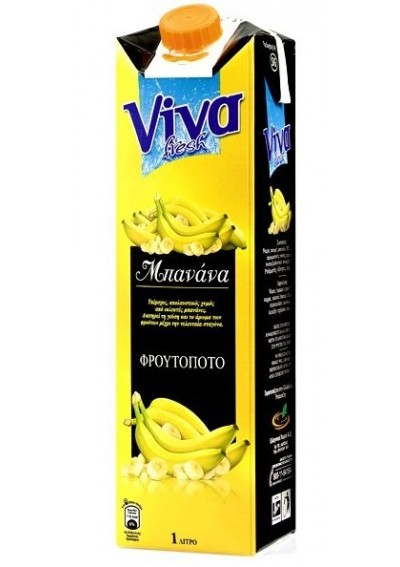 Viva Μπανάνα Φρουτοποτό 1lt