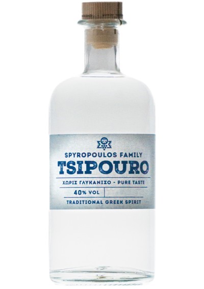 Spiropoulou Tsipouro Without Anise 0,20lt