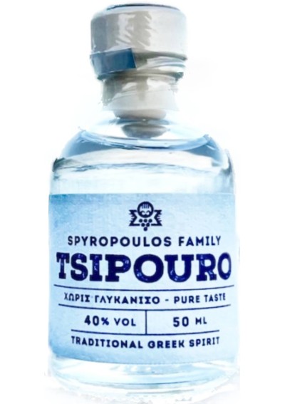 Spiropoulou Tsipouro Without Anise 0,05lt